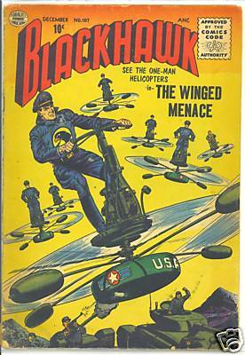 BLACKHAWK v1#107 © December 1956 Quality Comics